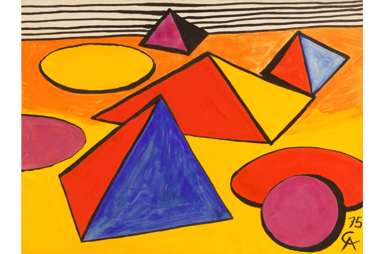Alexander Calder, Mer de sable, 1975